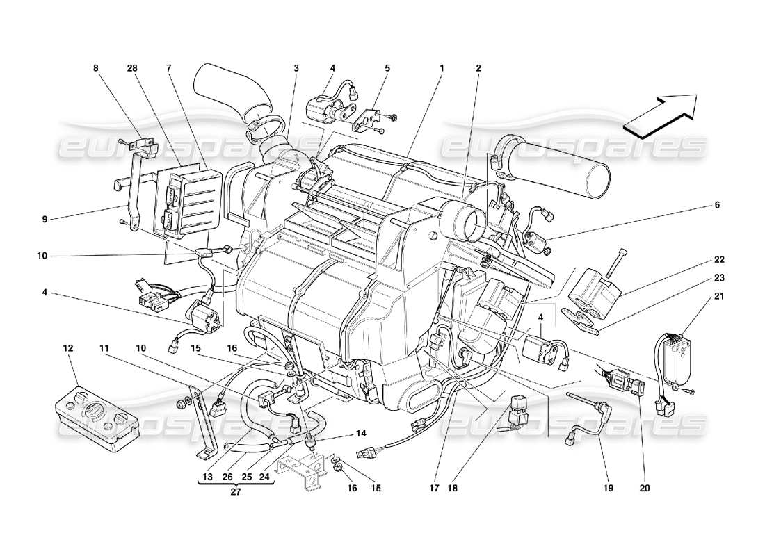 part diagram containing part number 64791000