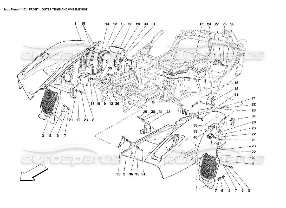 part diagram containing part number 14433124