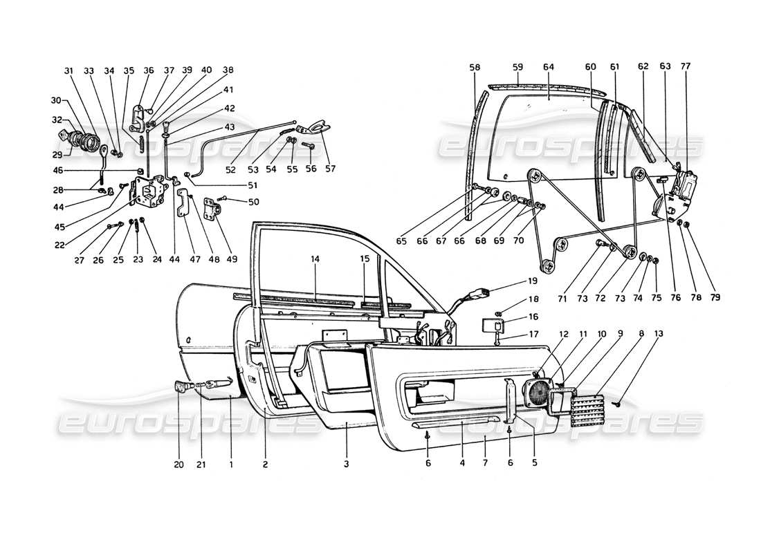 part diagram containing part number 50017003