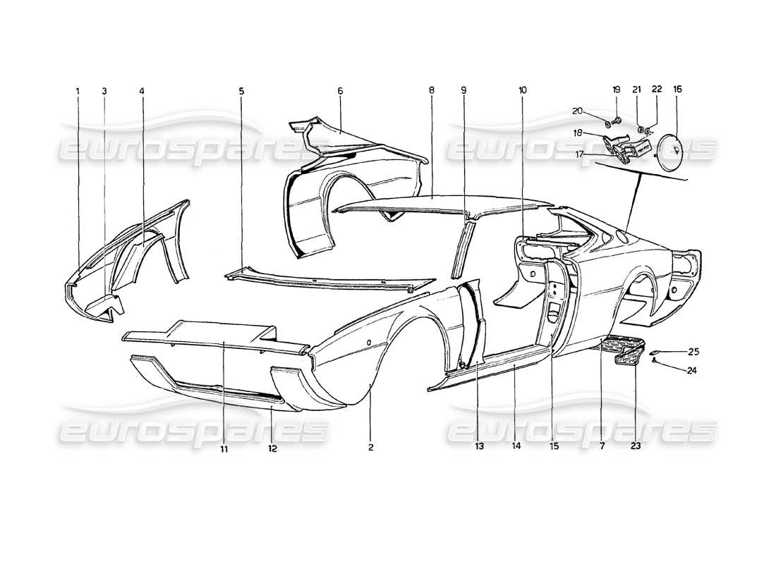 part diagram containing part number 40001208