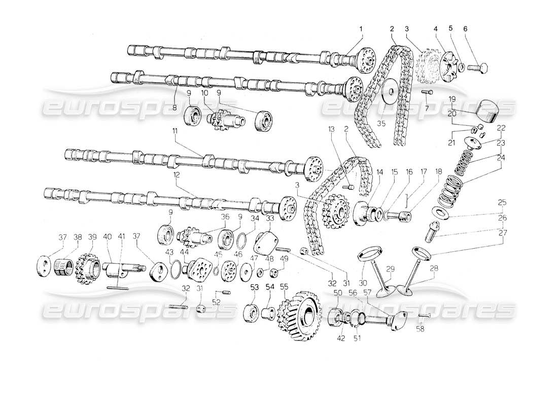 lamborghini countach lp400 distribution part diagram