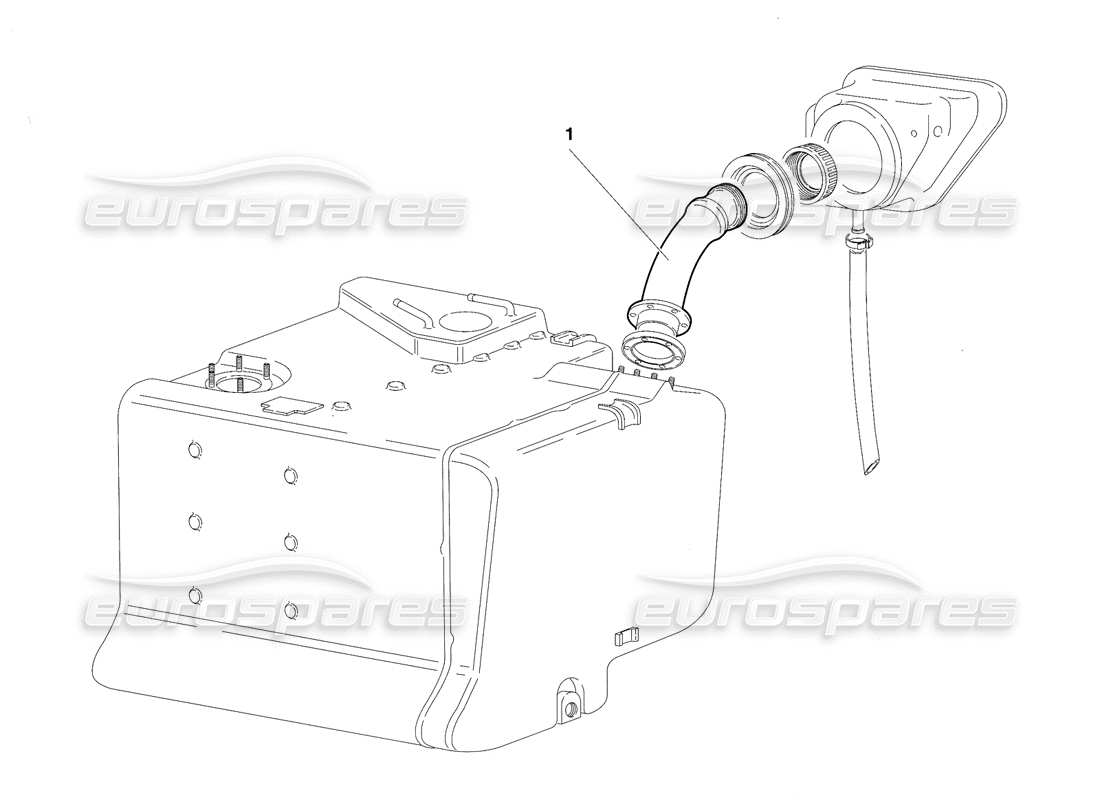 lamborghini diablo vt (1994) fuel system (valid for saudi arabia version - april 1994) part diagram