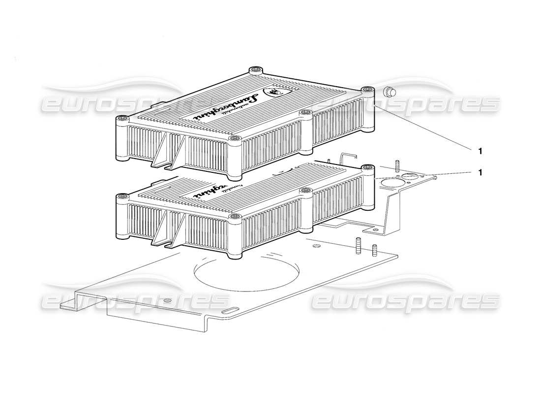 lamborghini diablo vt (1994) eletronic injection units (valid for switzerland version - april 1994) part diagram