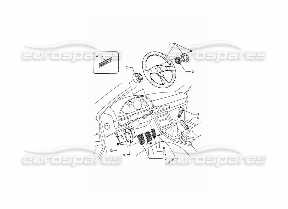 maserati ghibli 2.0 cup vehicle interior variations part diagram