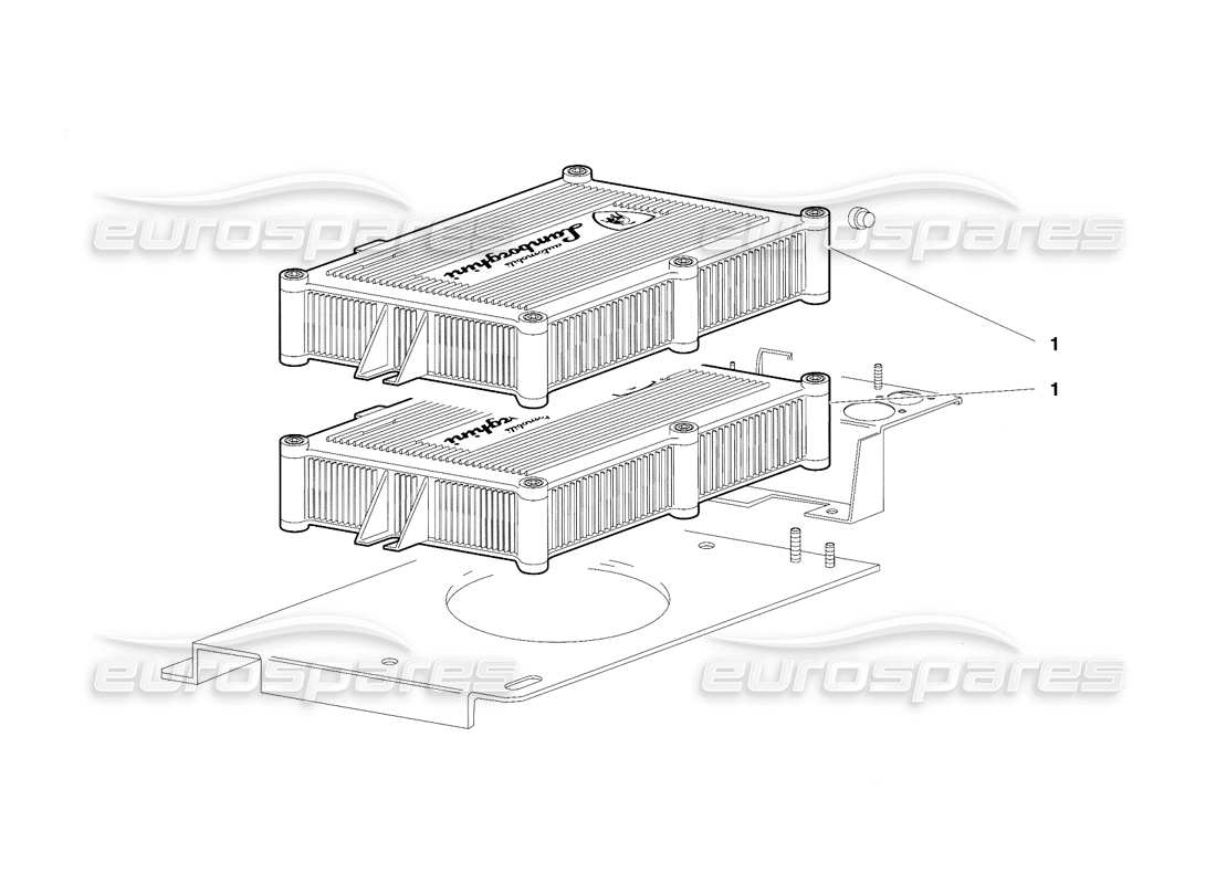 lamborghini diablo vt (1994) electronic injection units (valid for saudi arabia version - april 1994) part diagram