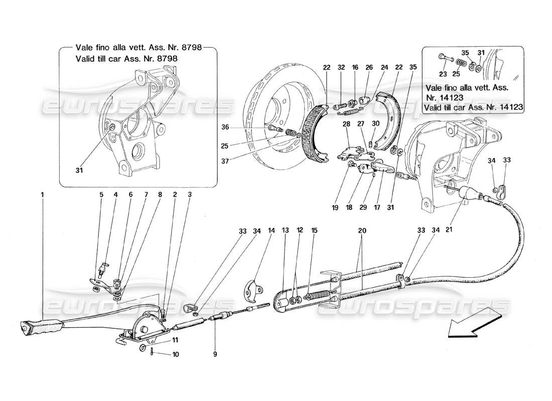 part diagram containing part number 141460