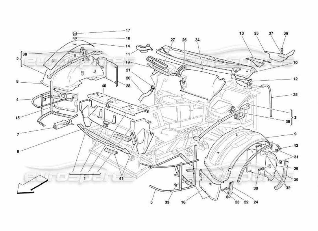 part diagram containing part number 64281800