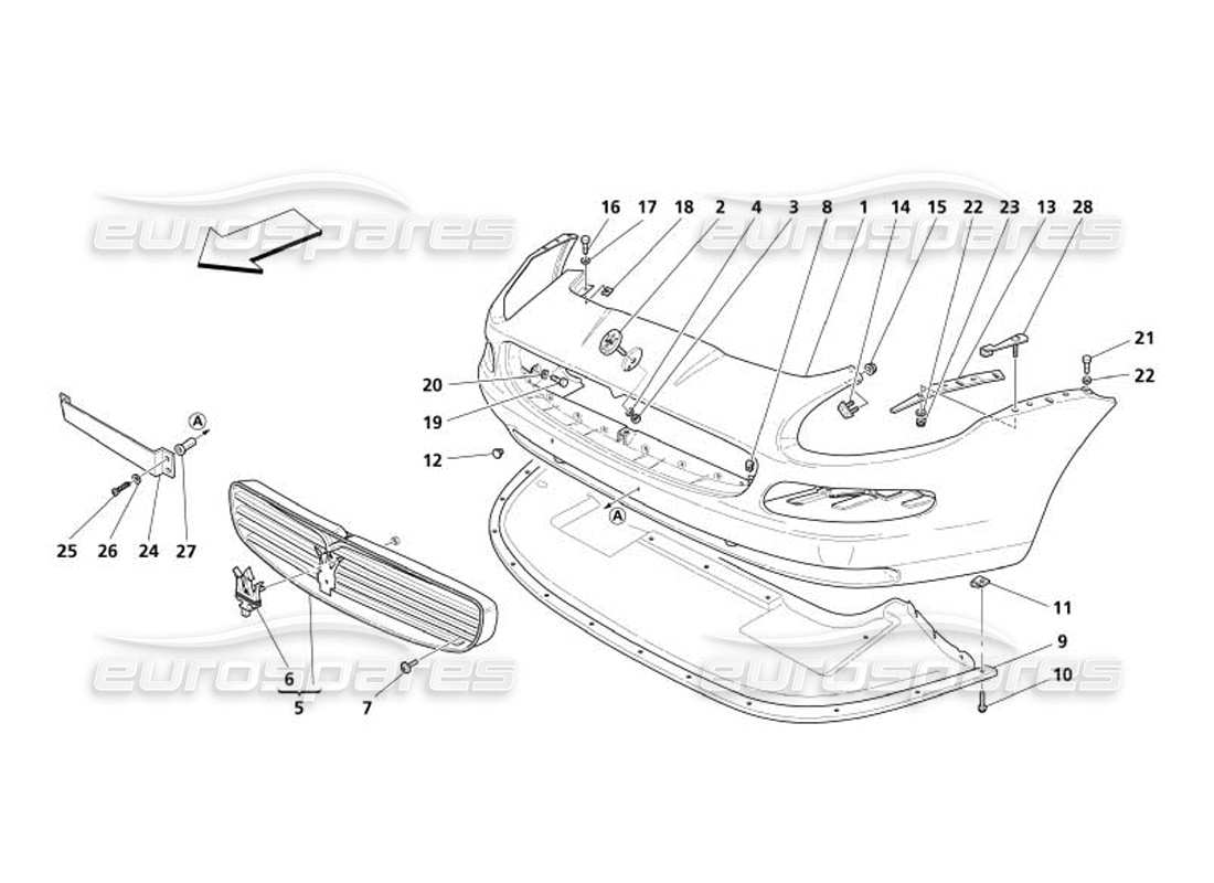 part diagram containing part number 68412800