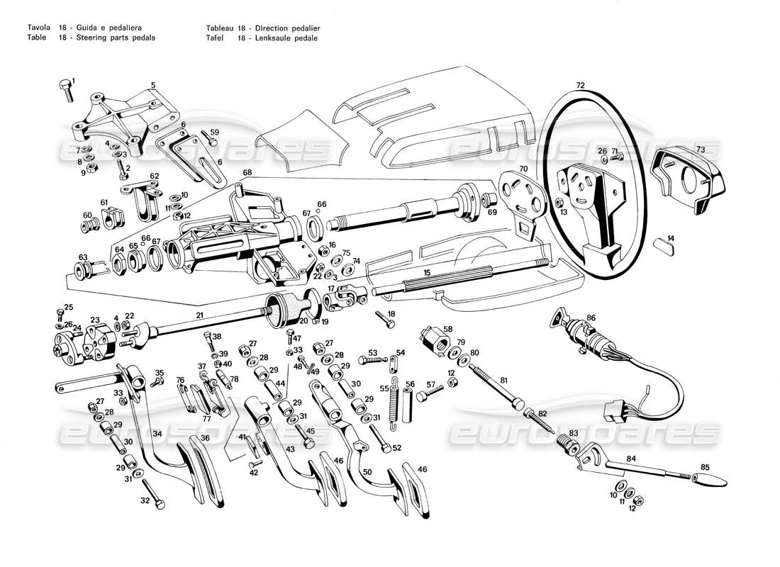 part diagram containing part number 122 gs 73237