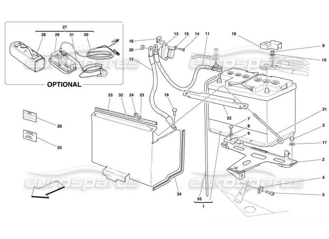 part diagram containing part number 70000905