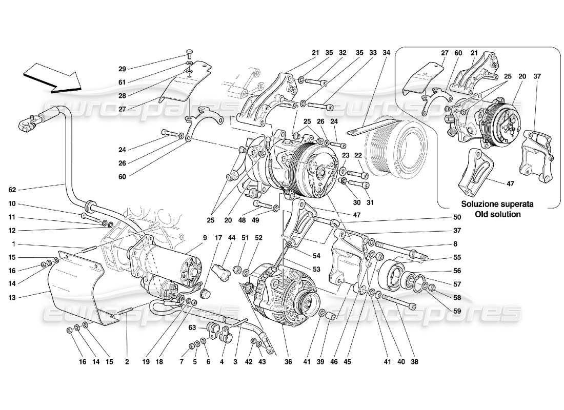 part diagram containing part number 154676