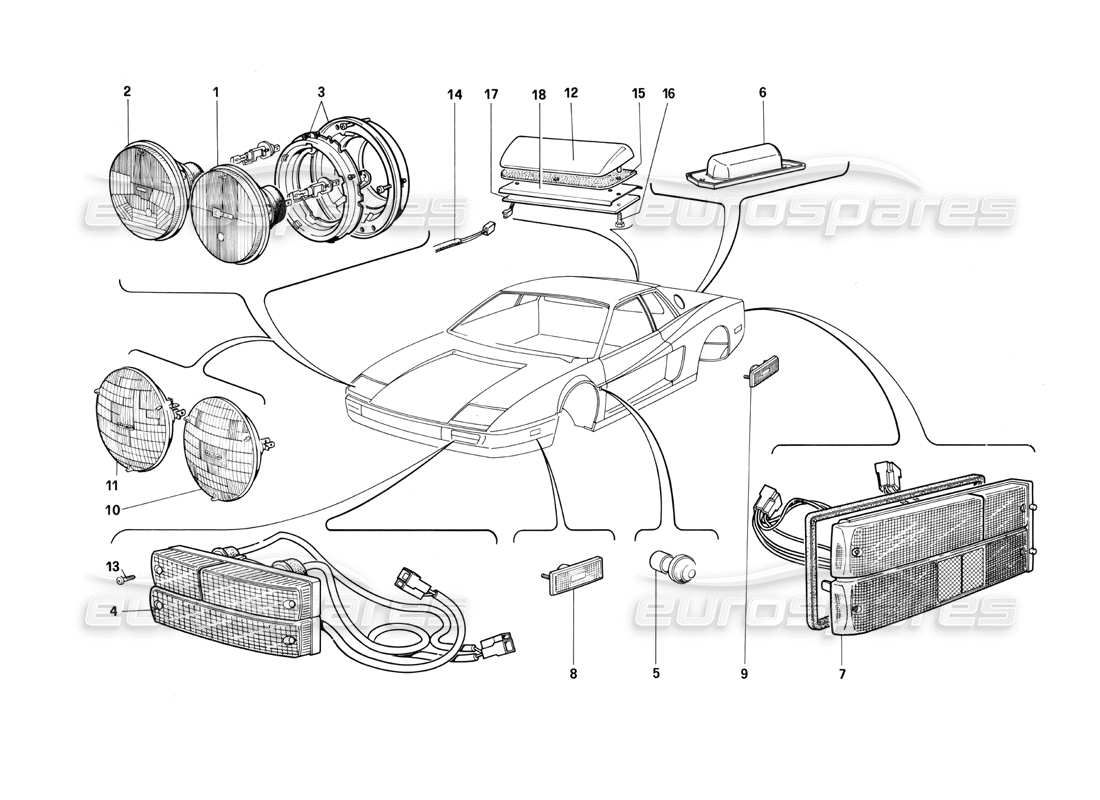 part diagram containing part number 61652300