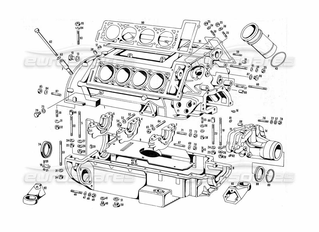 part diagram containing part number ml54675