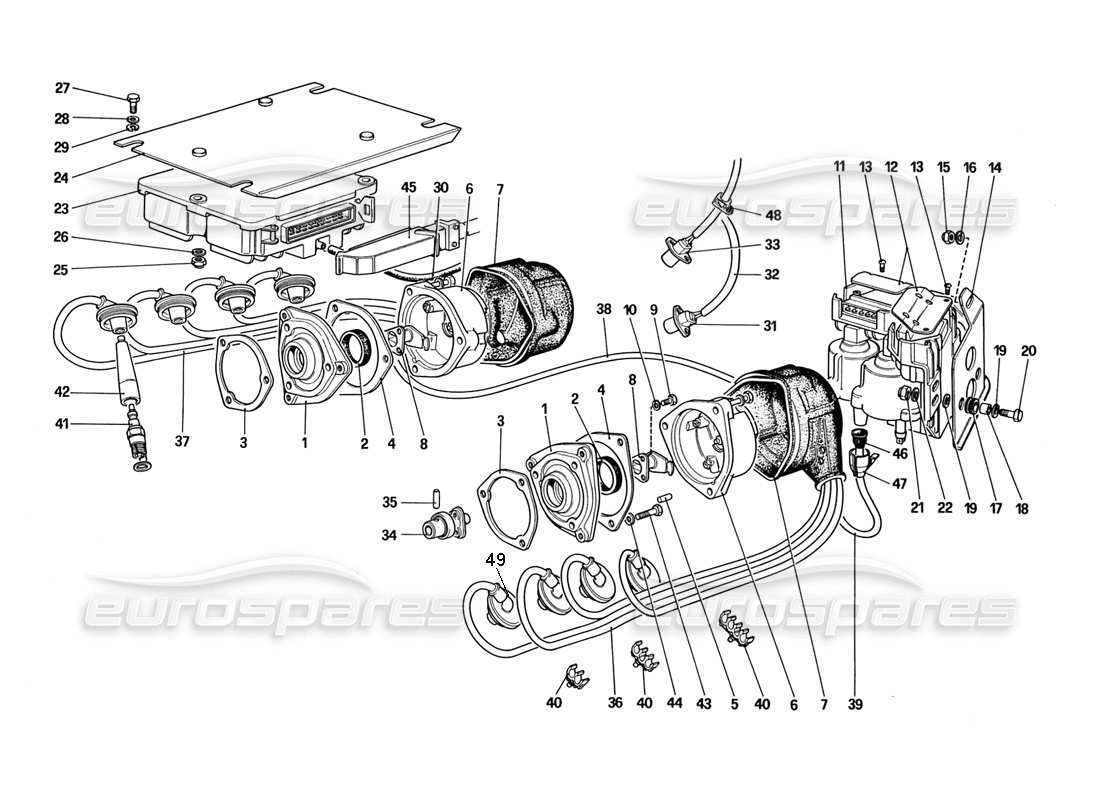 part diagram containing part number fht021