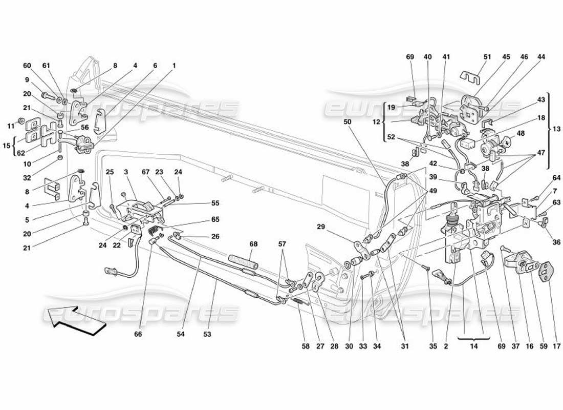 part diagram containing part number 63724600