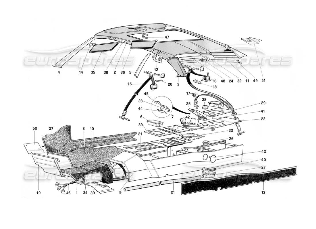 part diagram containing part number 61059400