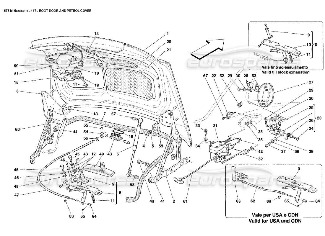 part diagram containing part number 66403900