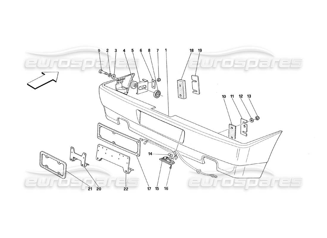 part diagram containing part number 62126600