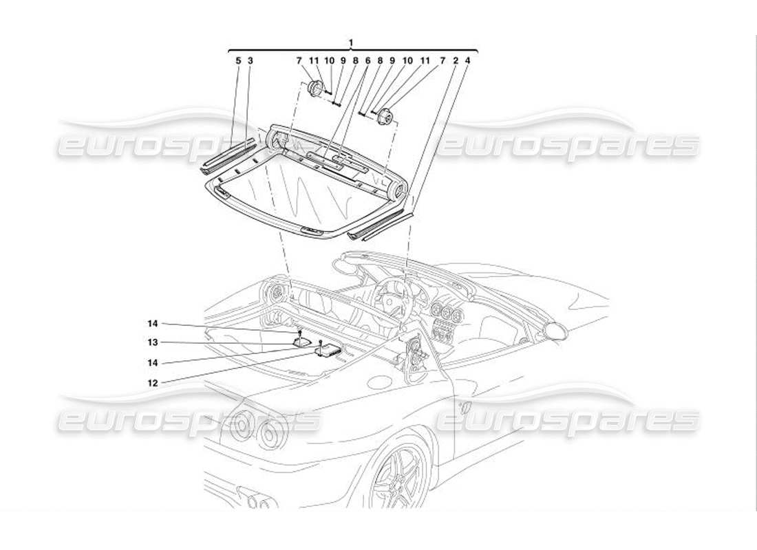 part diagram containing part number 68707900