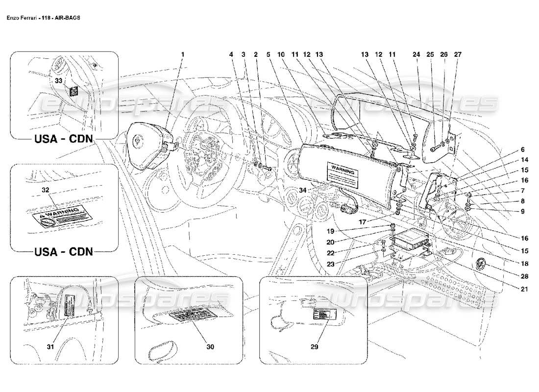 part diagram containing part number 16132324