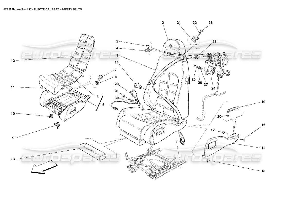 part diagram containing part number 65911400