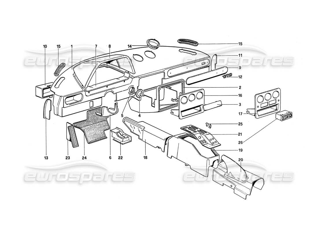 part diagram containing part number 61384100