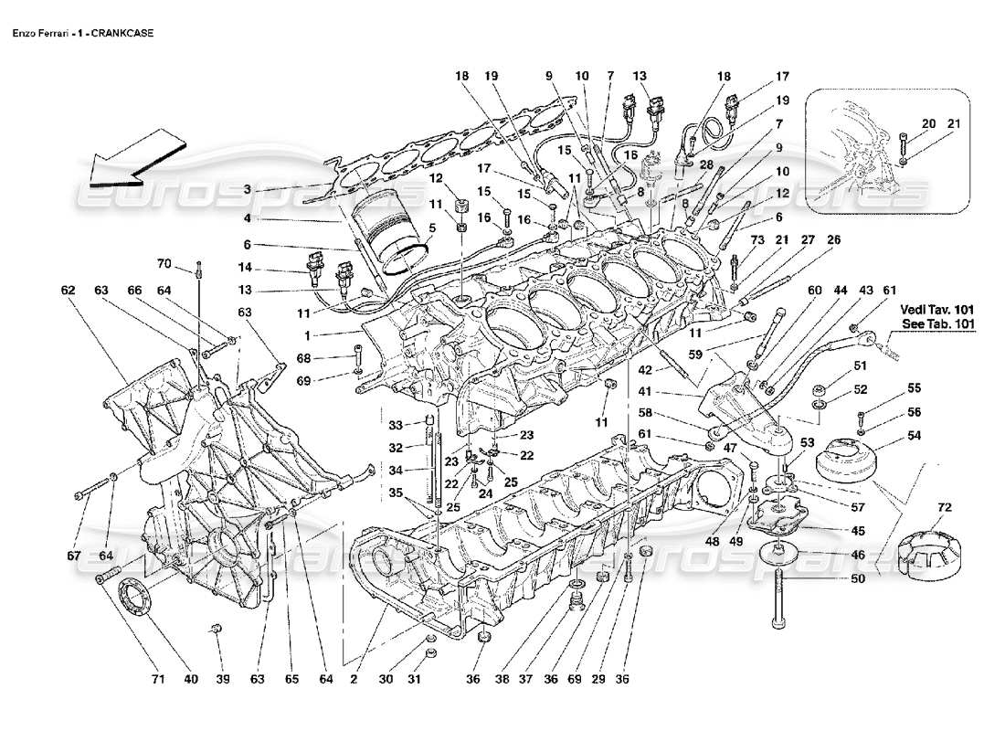 part diagram containing part number 11181474