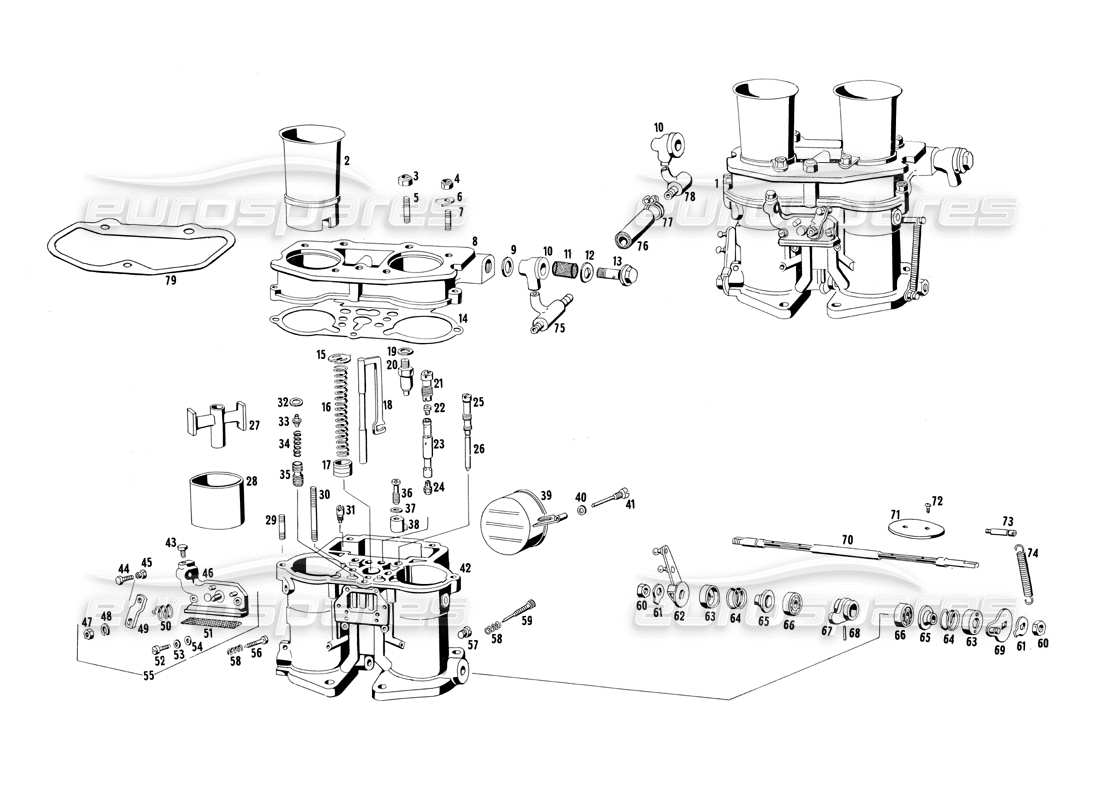 part diagram containing part number vn/52157