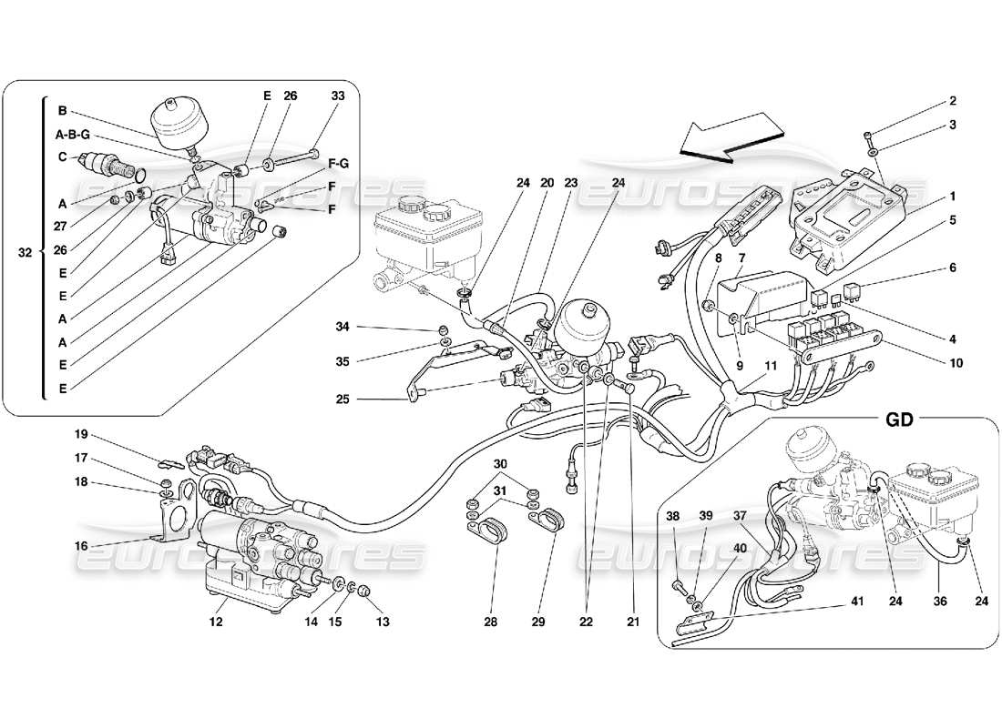 part diagram containing part number 132411