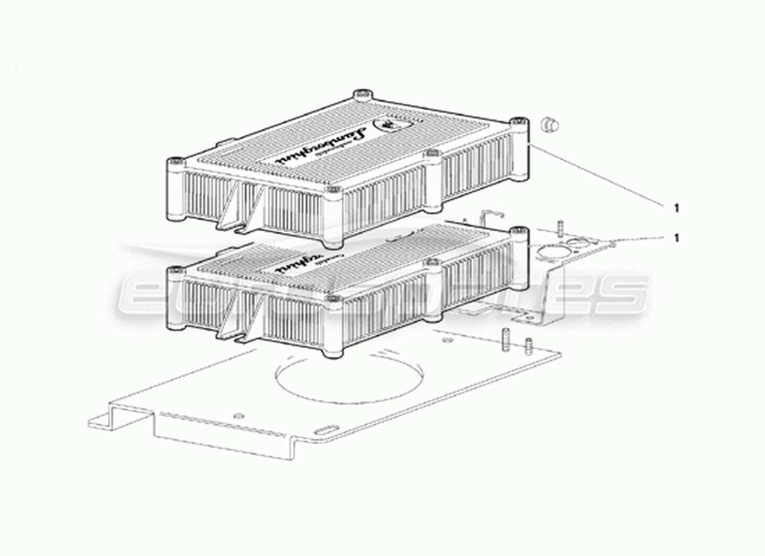 lamborghini diablo vt (1994) electronic injection u. (valid for sweden version - april 1994) part diagram