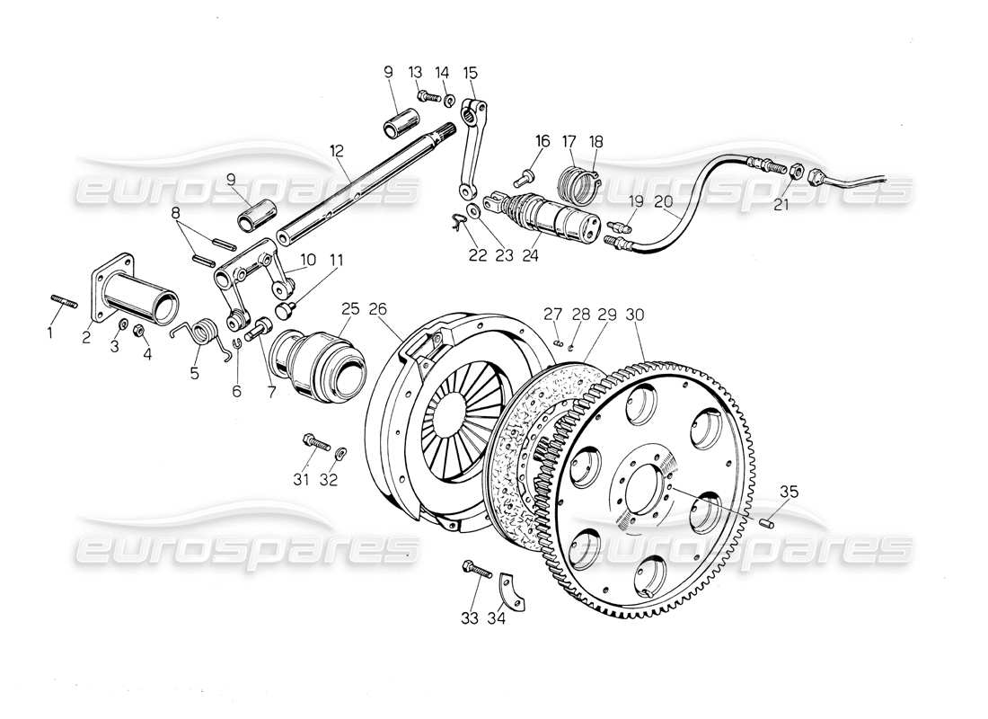 lamborghini countach lp400 clutch part diagram