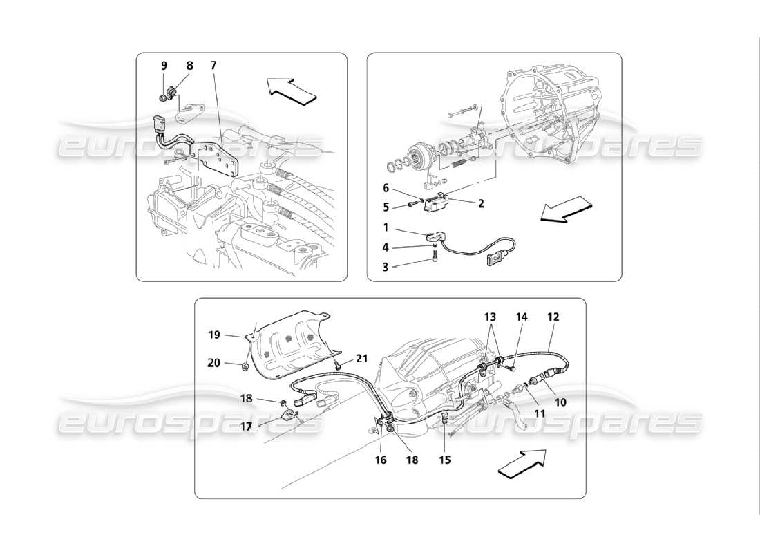 maserati qtp. (2006) 4.2 clutch electronic controls for f1 gearbox part diagram