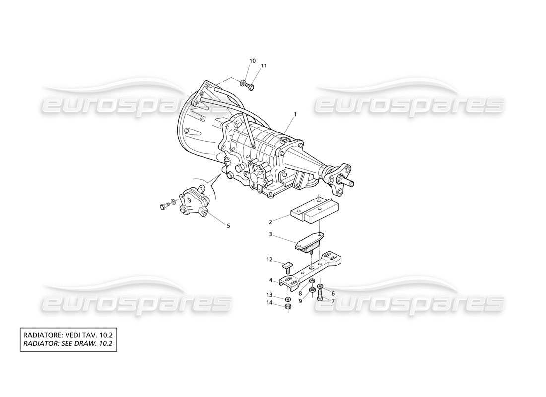 maserati qtp v8 evoluzione automatic transmission part diagram