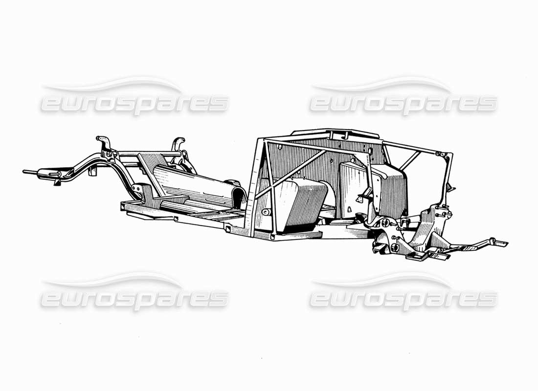 ferrari 330 gt 2+2 frame part diagram