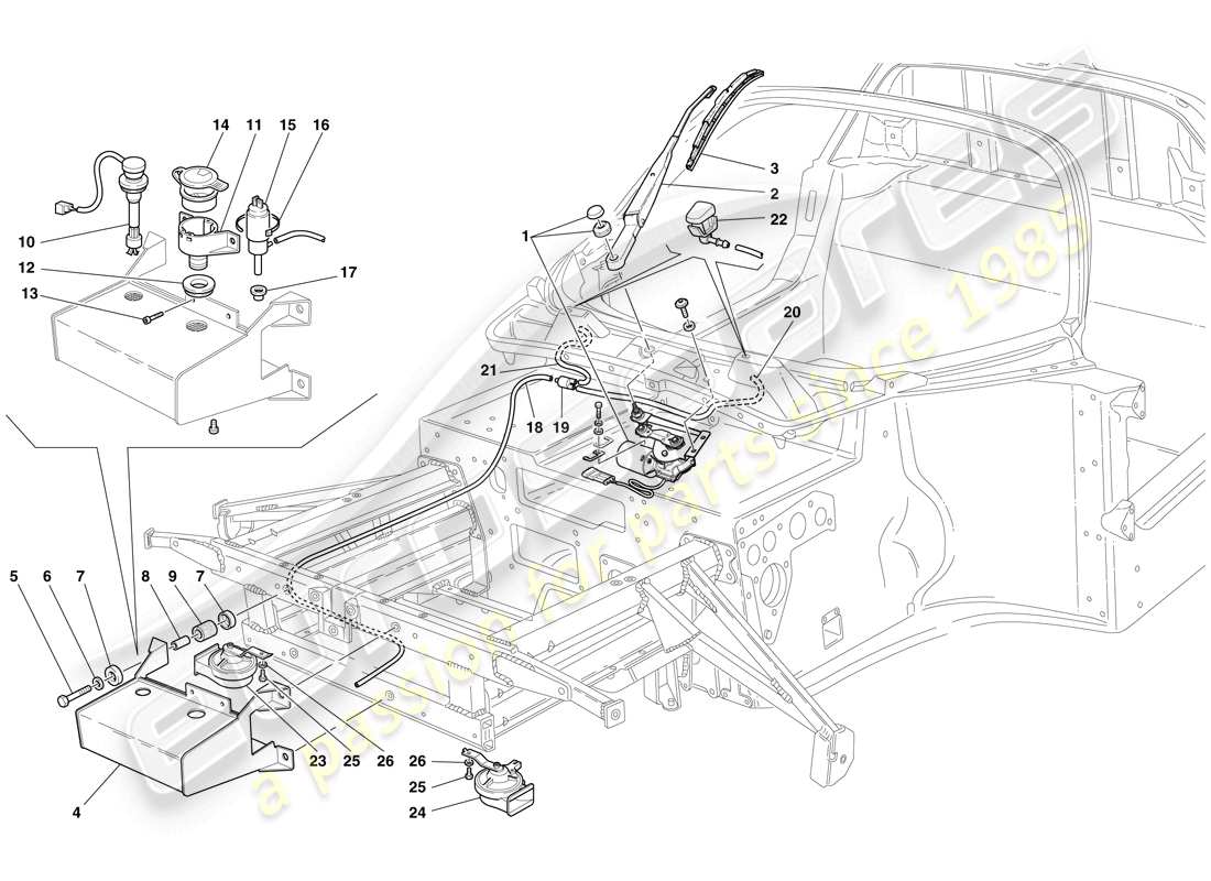 part diagram containing part number 65191000