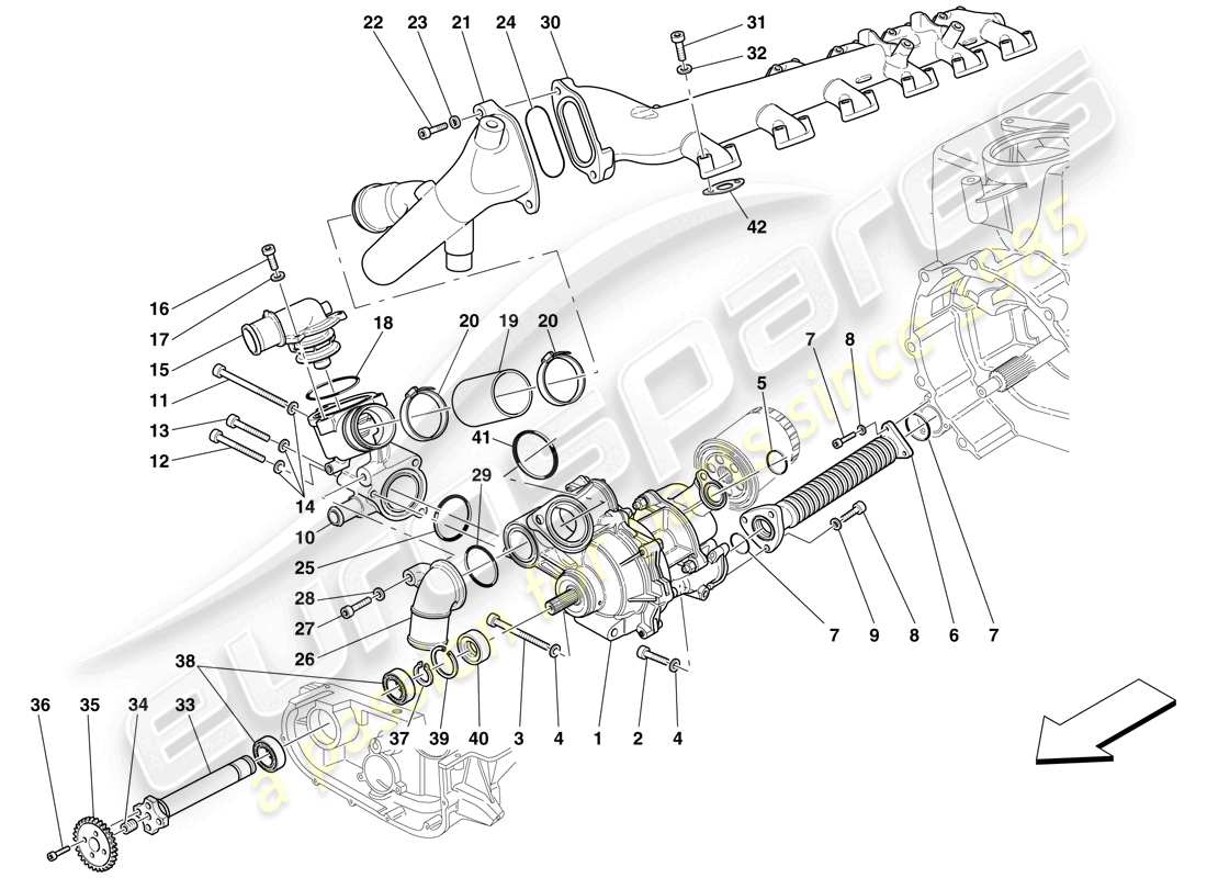 part diagram containing part number 127635