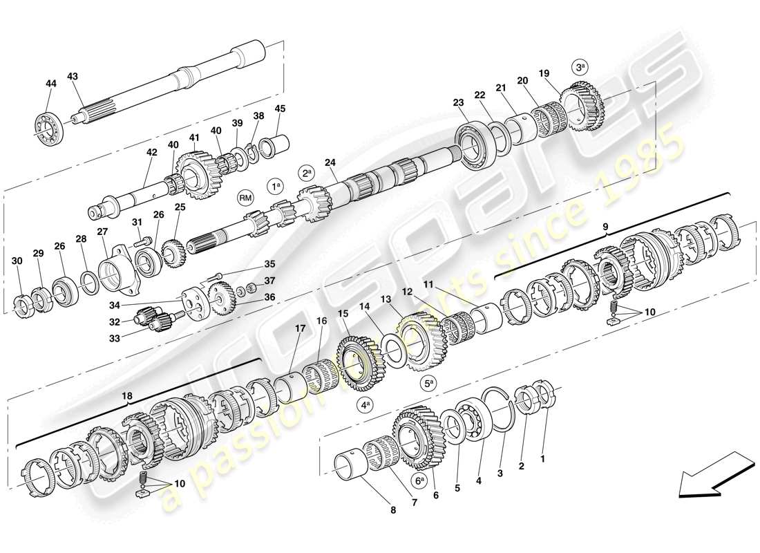 part diagram containing part number 104256