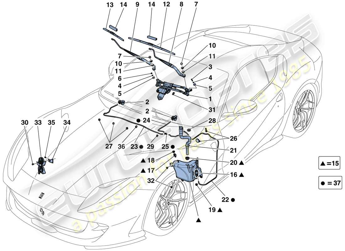 part diagram containing part number 65328600