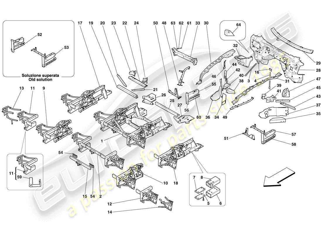 part diagram containing part number 68551111