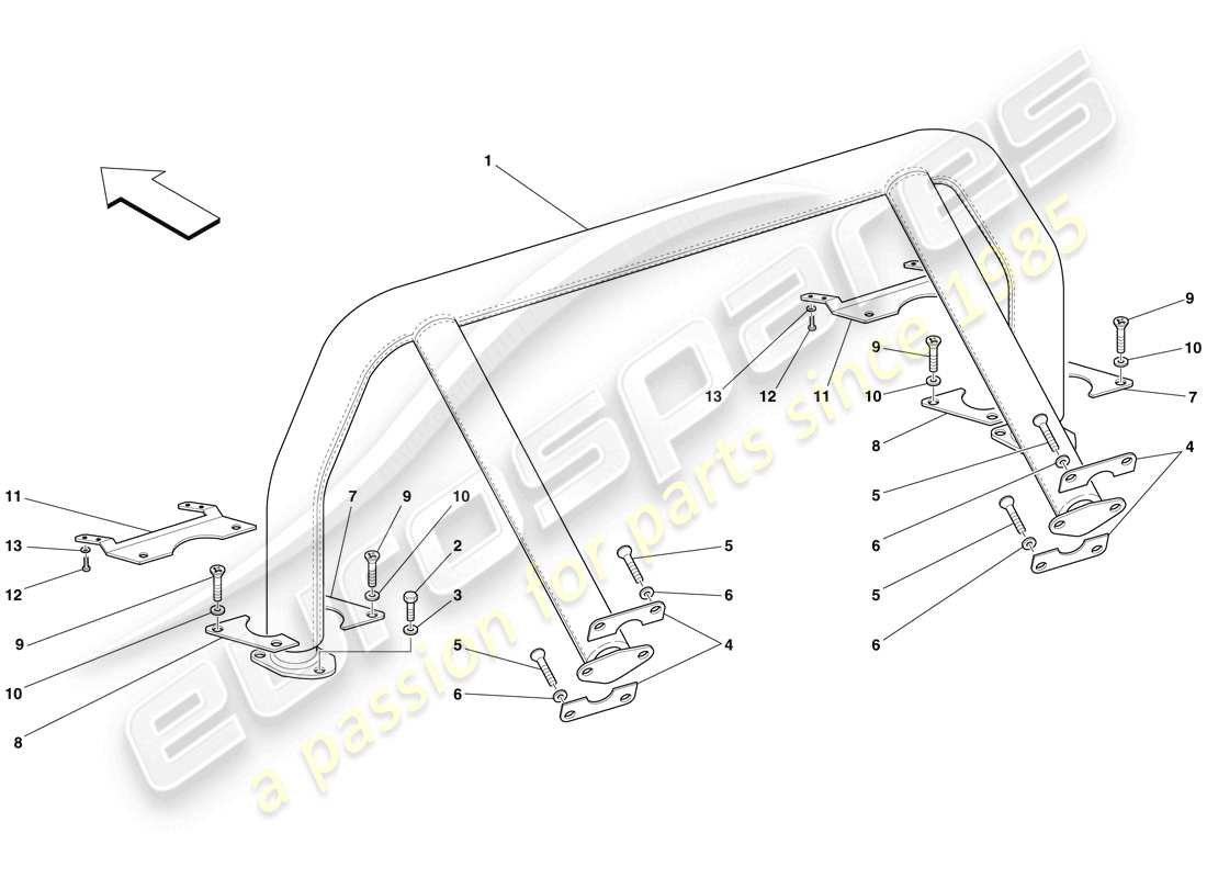 part diagram containing part number 13311077