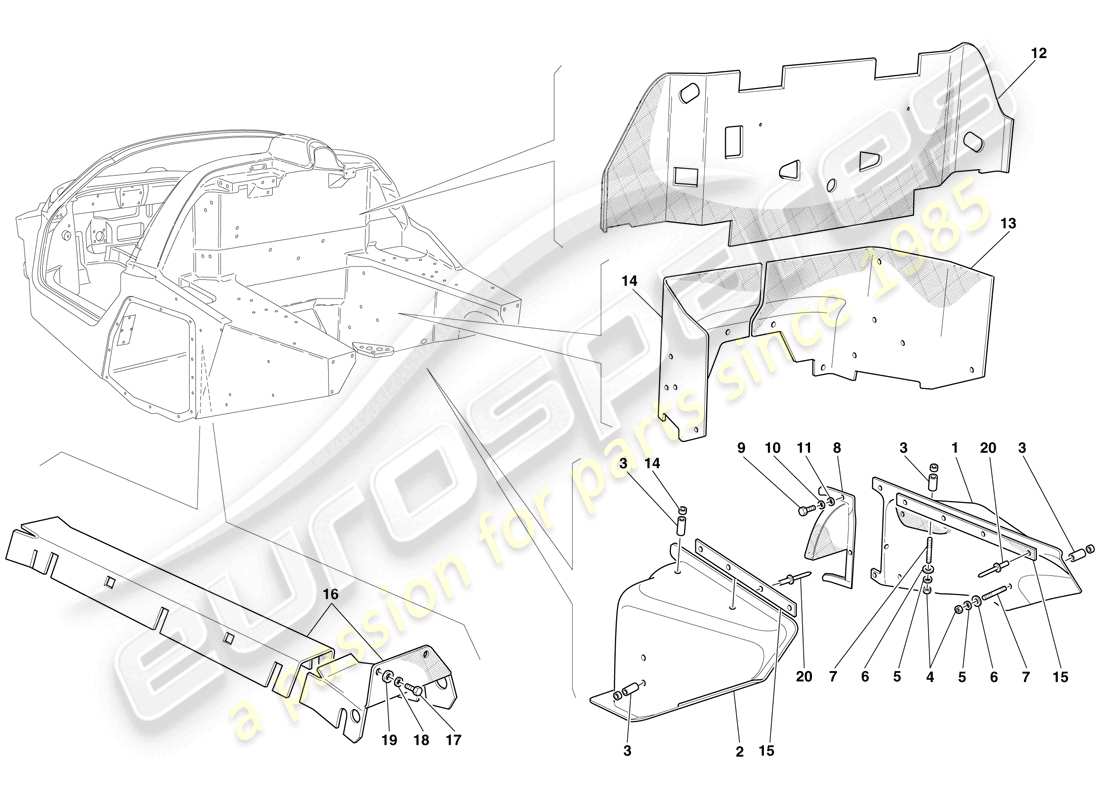 part diagram containing part number 13541924