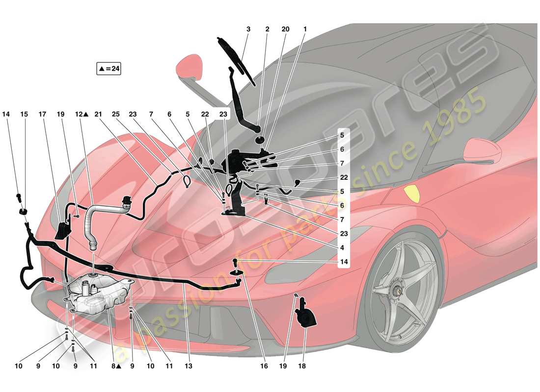 part diagram containing part number 84903900