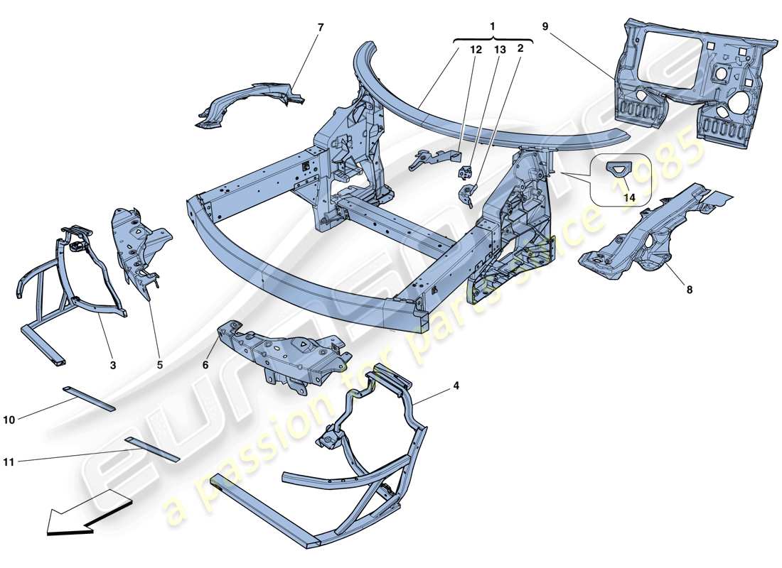 part diagram containing part number 985288635