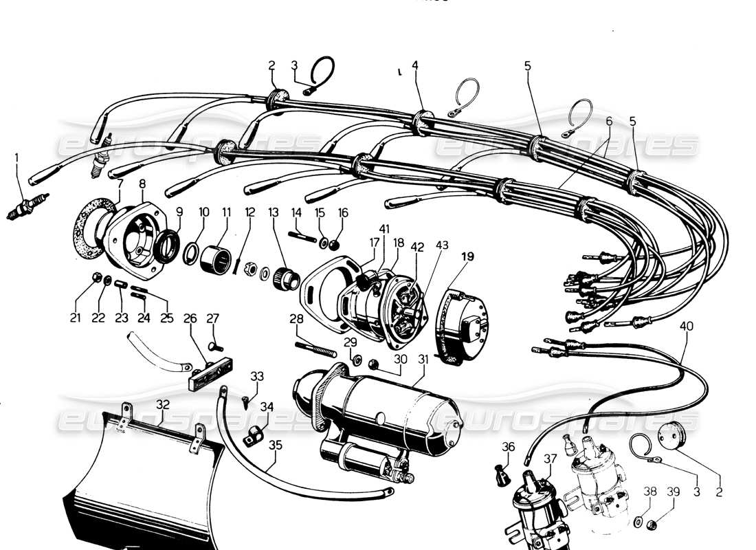 part diagram containing part number lht004