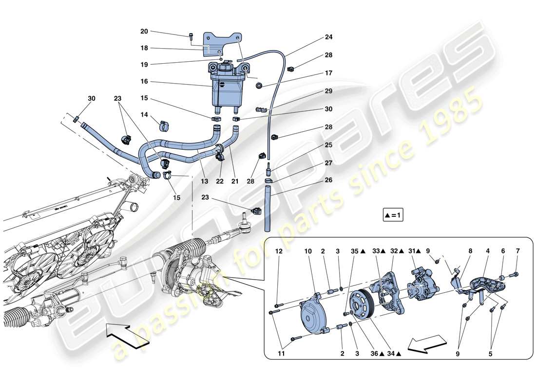 part diagram containing part number 84093700