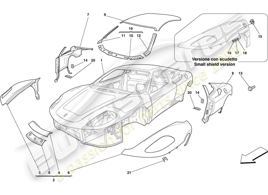 part diagram containing part number 67762511