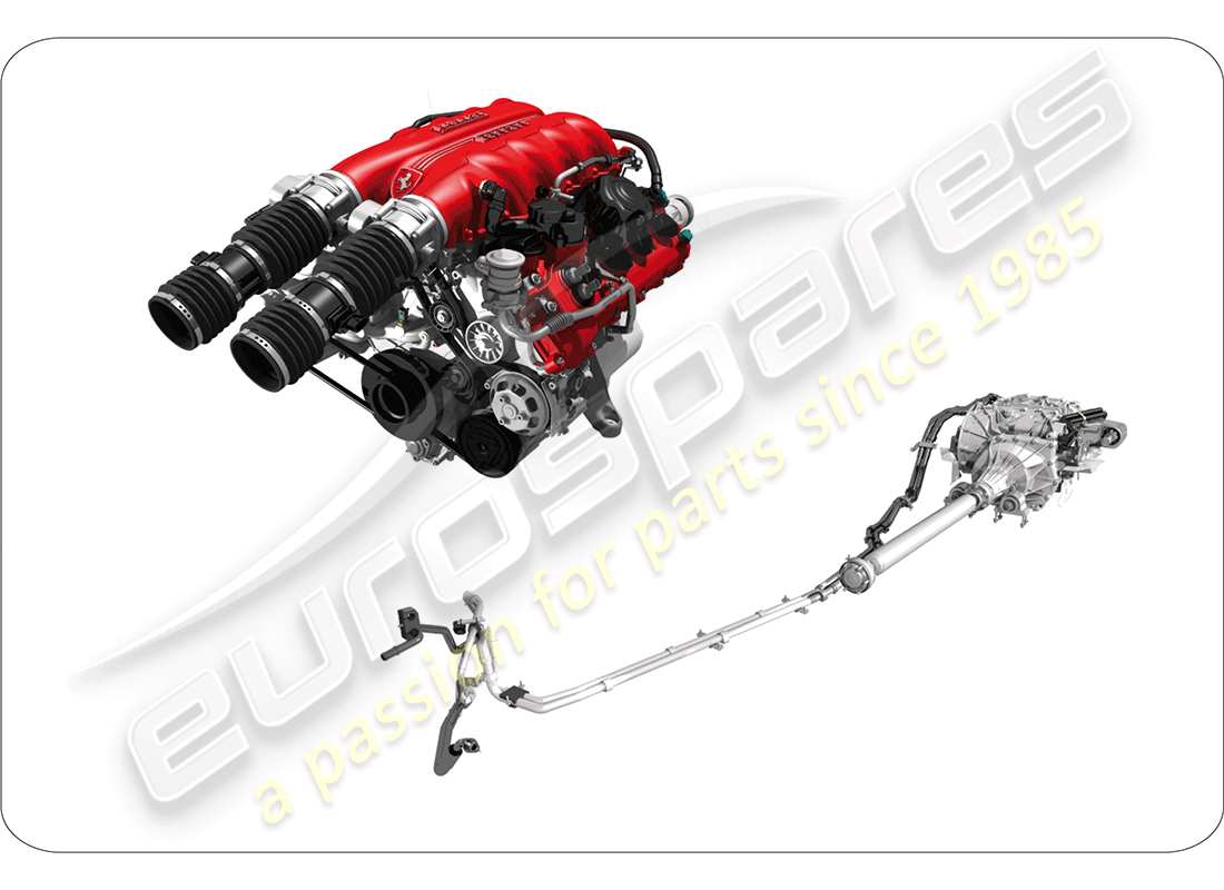 ferrari california (rhd) spare assembly units part diagram