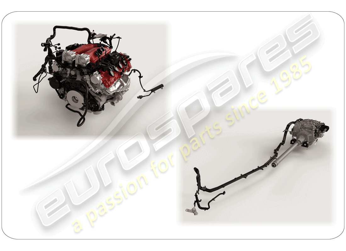 ferrari gtc4 lusso t (rhd) spare assembly units part diagram