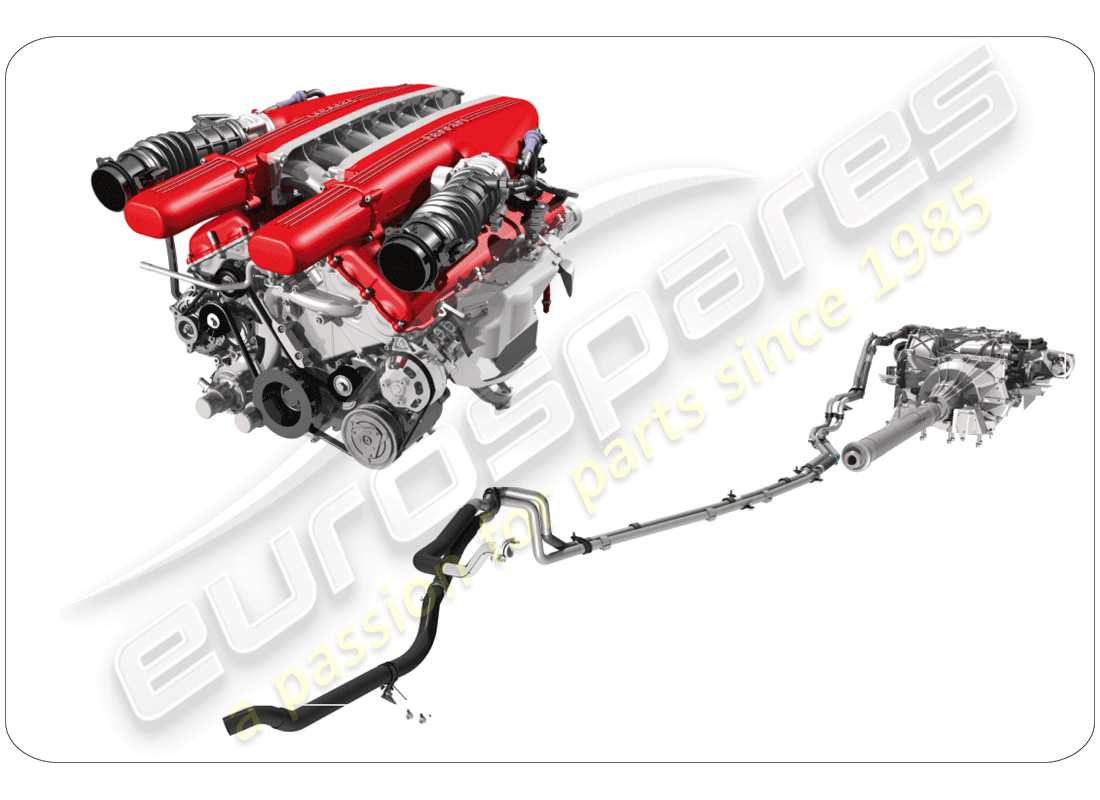 ferrari f12 berlinetta (rhd) spare assembly units part diagram