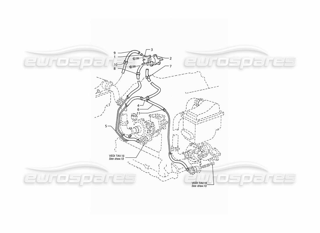 maserati ghibli 2.8 (abs) boost control system part diagram